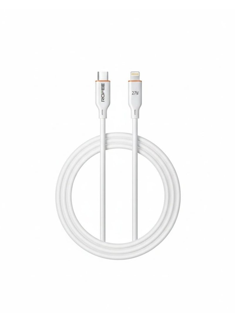 ROFEE Fast Charging Data Cable 27 Watt 501L Type-C to lightning 1.2 Meter -Pack Of 3 - Image 3